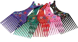 Hair Bonitinho Marilu Pente Black Power Decorado (Cor E Decoração Podem Variar) Preto Preto