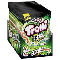 Vista 4 de Trolli Electric Crawlers, caramelos de goma agria, bolsas de 4.25 onzas (paquete de 12)