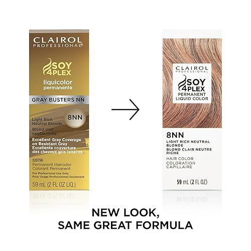 Miniatura 3 de Clairol Professional Permanent Liquicolor for Light Blonde Hair Color with 100% Gray Coverage  Packaging May Vary
