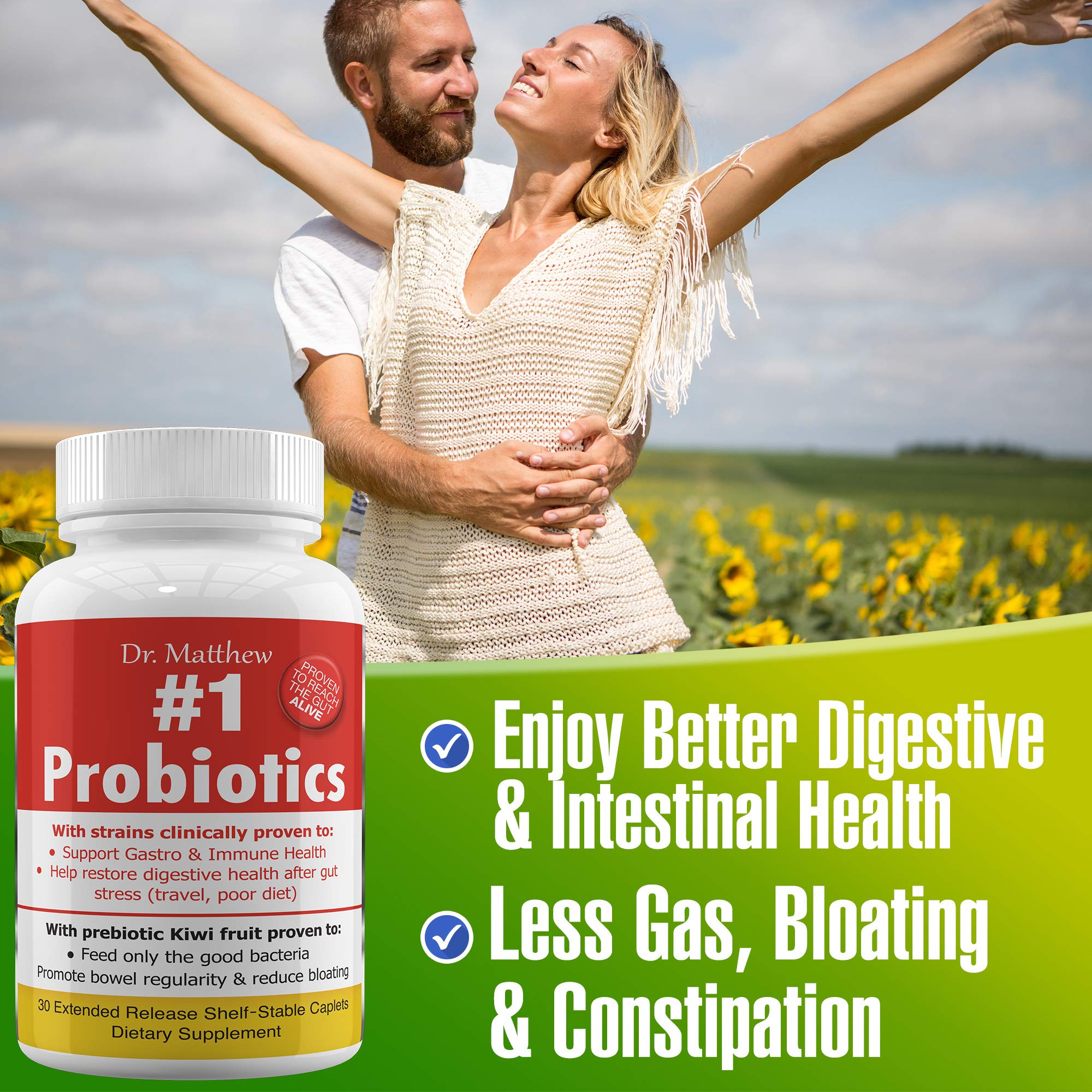 Buy Best Prebiotics and Probiotics for Women, 15 Billion CFU, Probiotics for Men & Teens