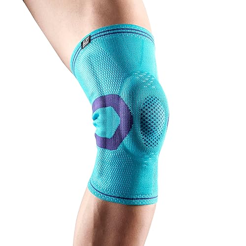 LP SUPPORT Rodillera 170XT con almohadilla de silicona, estancias bilaterales y tejido transpirable para atletas, entrenamiento, baloncesto, correr,