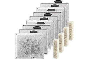 8-Pack Premium Medium Filter Cartridges for Aqueon QuietFlow & Zilla Filters
