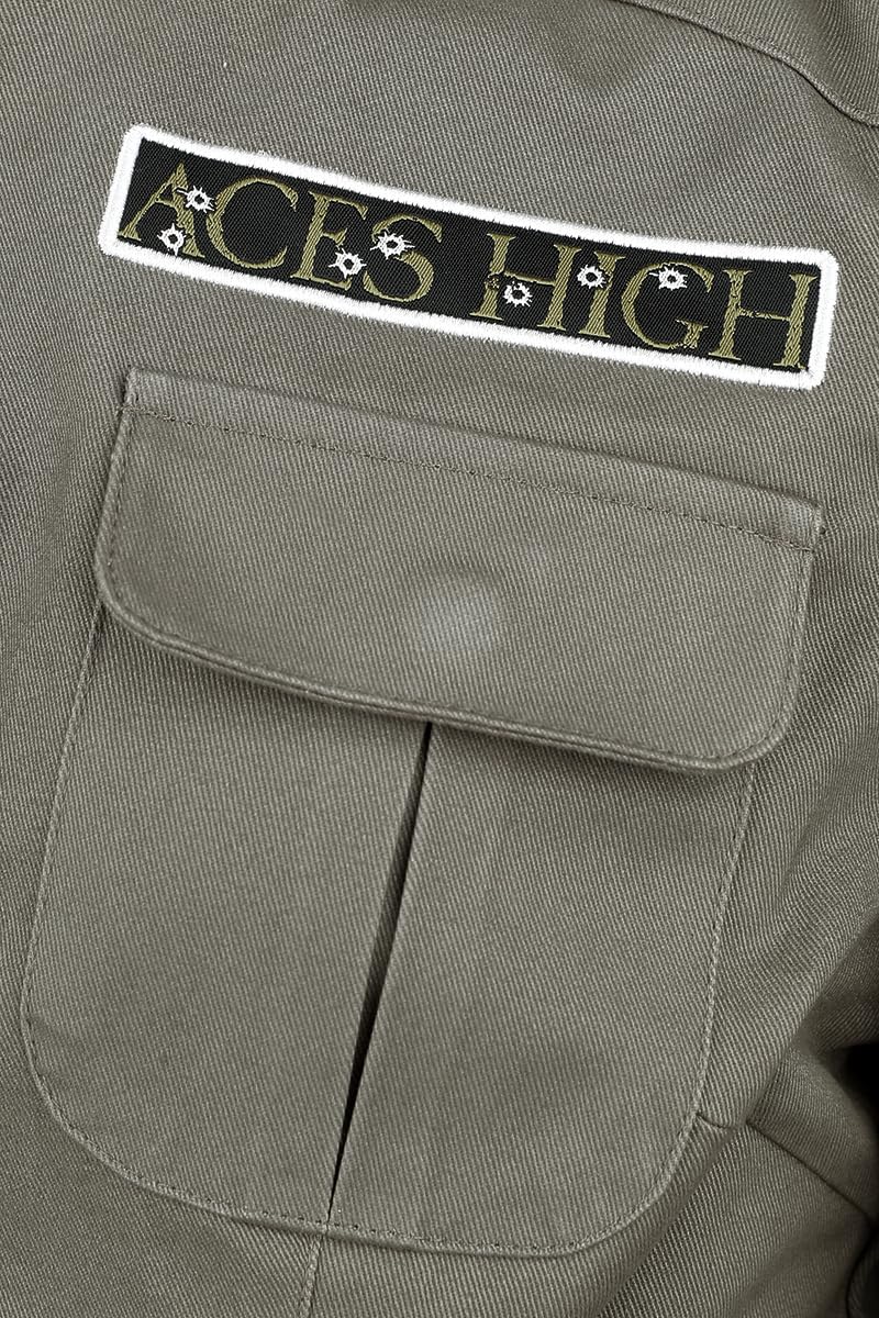 Iron Maiden Death Frauen Übergangsjacke oliv Band-Merch, Bands