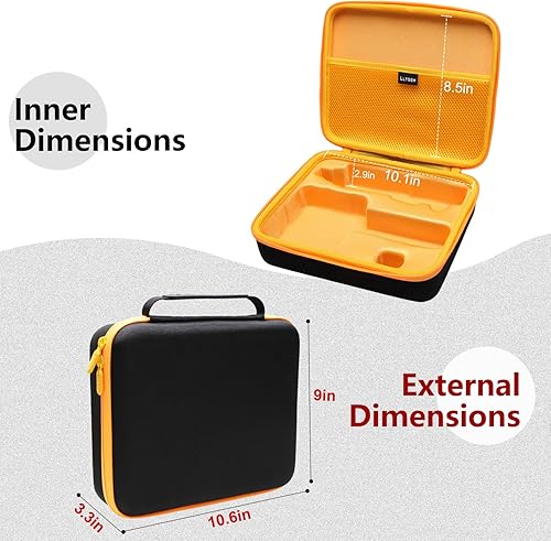 Vista 11 de LTGEM - Funda compatible con el enrutador inalámbrico DEWALT DCW600B / DWP611 20V Max XR (solo funda)