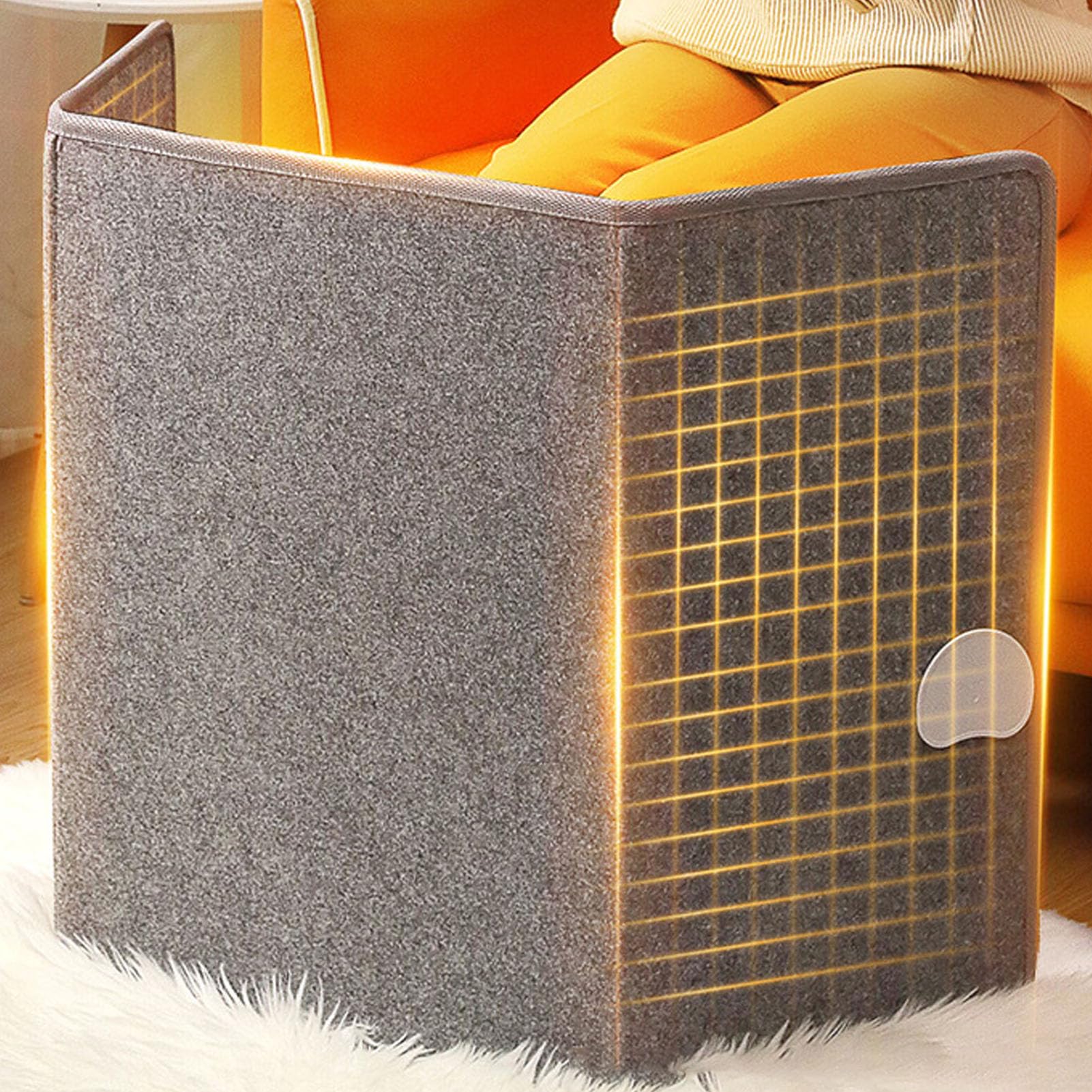 Yctze Grzejnik Pod Biurko z Ogrzewaniem z 3 Stron, Ogrzewacz Nóg, 220V, do