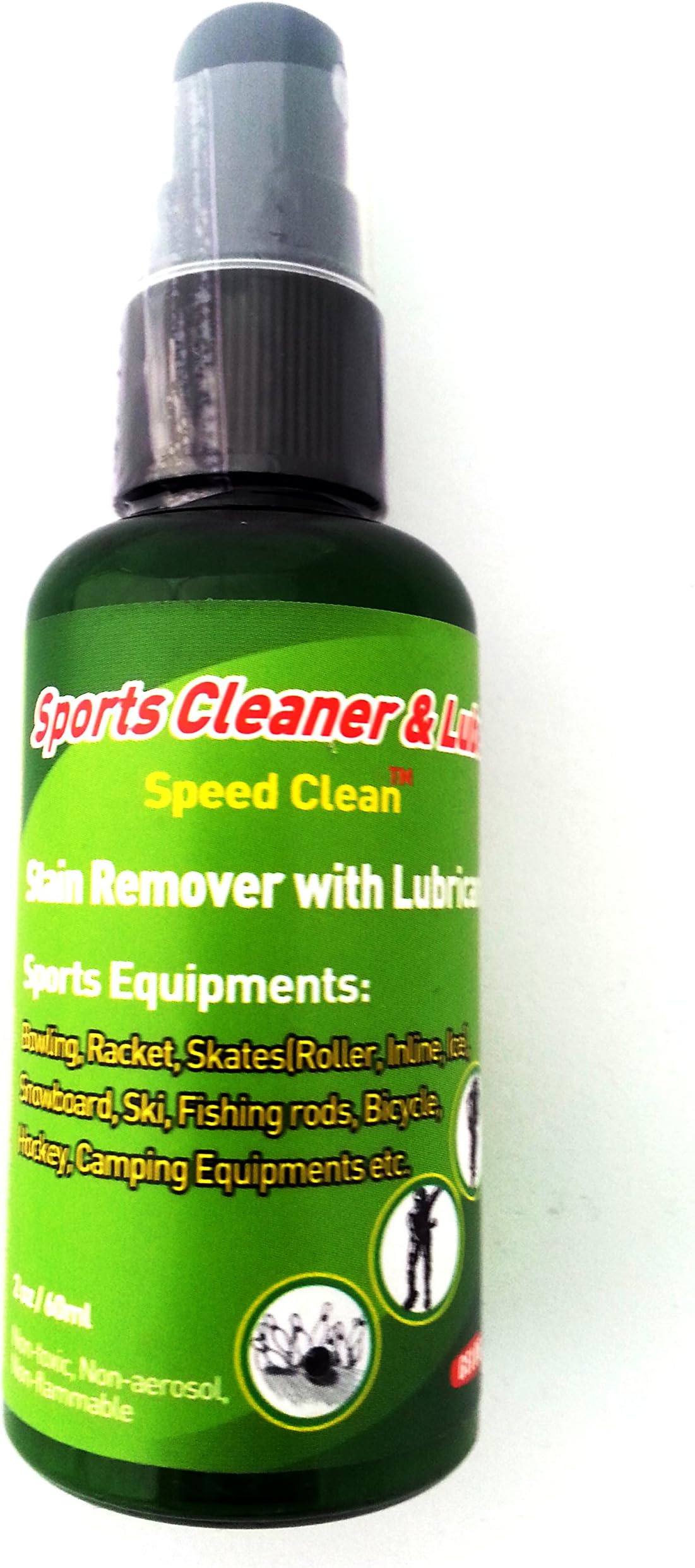 โ All in one Sports Cleaner Lube Bowling, Racket, Skates, Roller, Inline, Ice, Fishing Rods, Bicycle,hockey, Camping Equipments