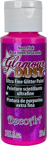Deco Art - Pintura de neón Glamour Dust 2 onzas