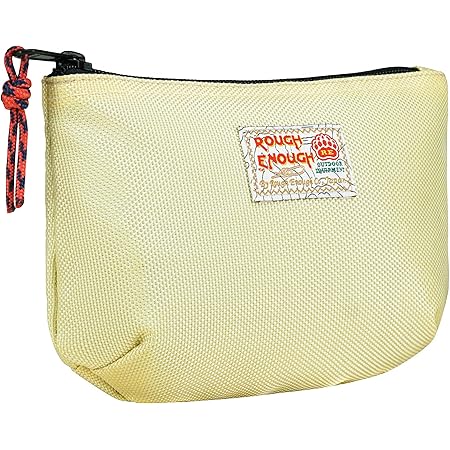 Rough Enough Travel Pouch Small Makeup Bag for Purse Cable Organizer Case with Zipper in Nylon