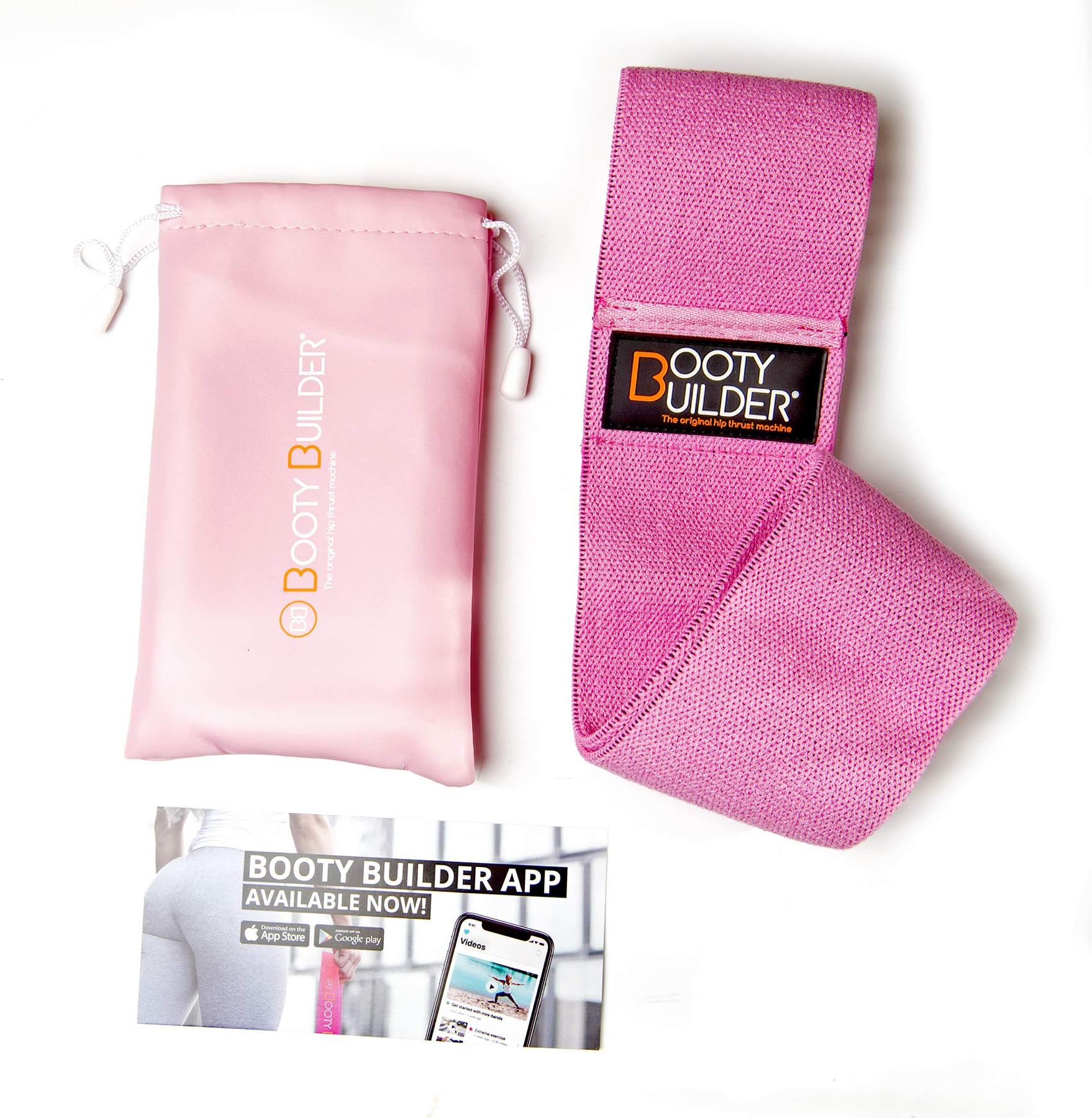 Booty Builder Adjustable Loop Band, Resistance Bands for Legs and Butt, Perfect for Gym Home, Body Stretching, Powerlifting, Non Slip Workout Bands