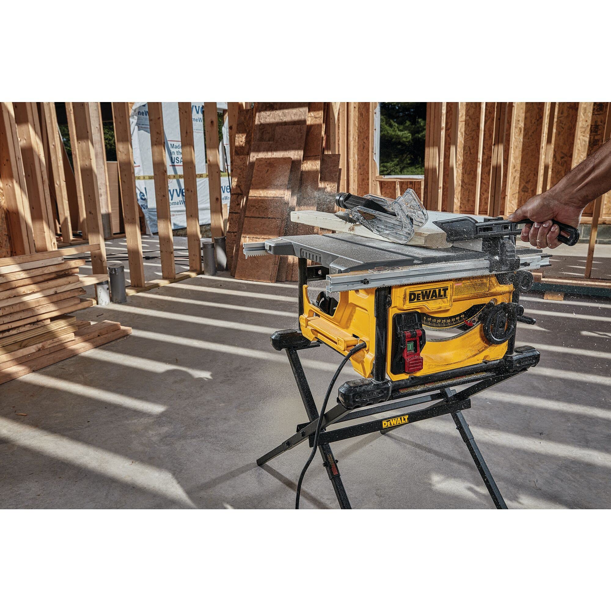 Dewalt DWE7485-QS - Sierra de mesa (210 mm, 1850 W + base DE7400)