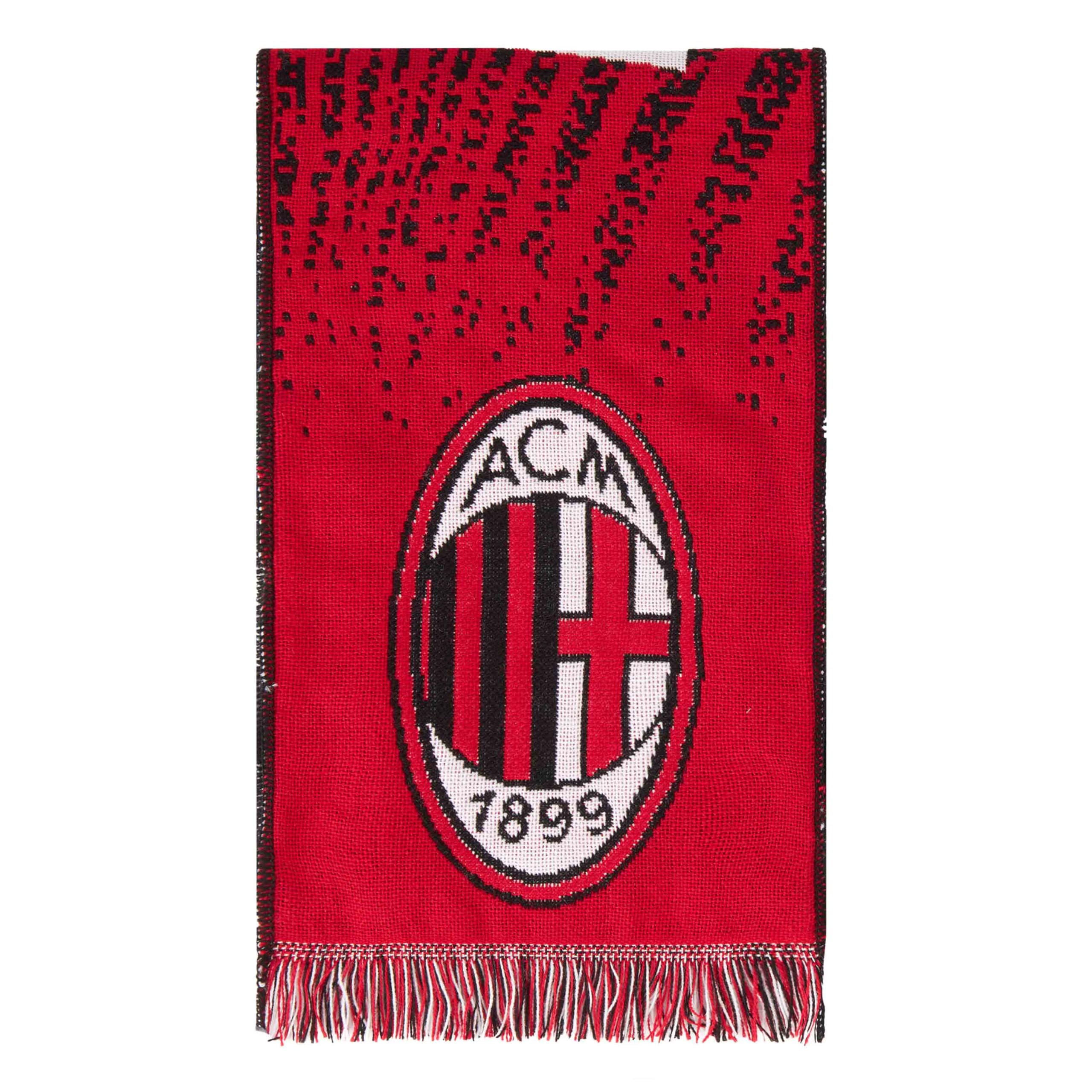 AC Milan Sciarpa Ufficiale Jacquard Acrilico Taglia unica