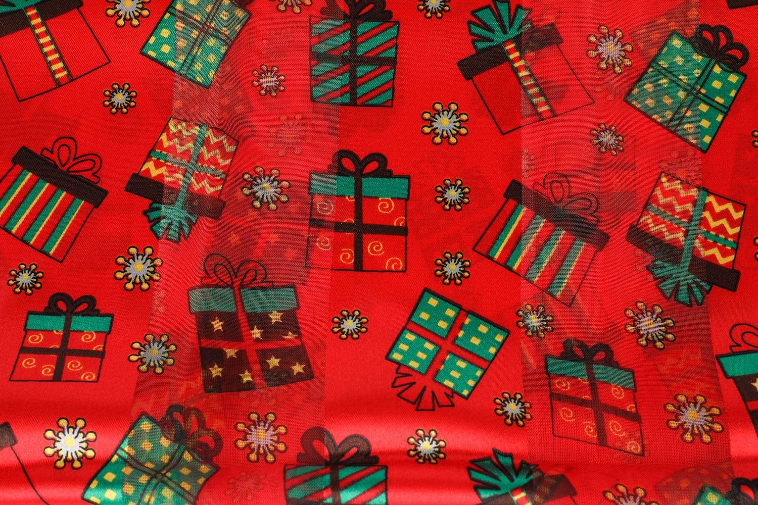 CBC Crown Christmas Scarf - Christmas, Snowman, Snowflakes Theme Fashion Scarf - 13"x60" Made In Korea - Image 5