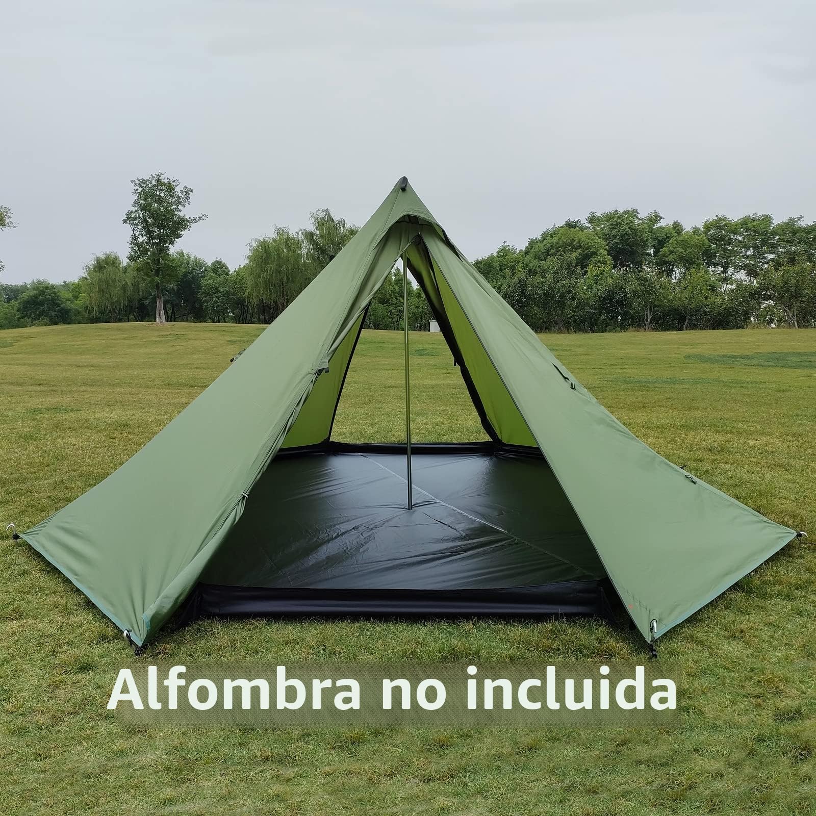 Tienda Tipi 4 Estaciones Ultraligera Chimenea Nieve ALU 7075
