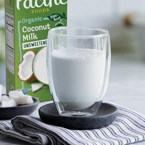 Miniatura 6 de Pacific Foods Leche de coco, original sin azúcar, estable en estantes, a base de plantas, vegano, sin OMG, 32 onzas líquidas (paquete de 1)