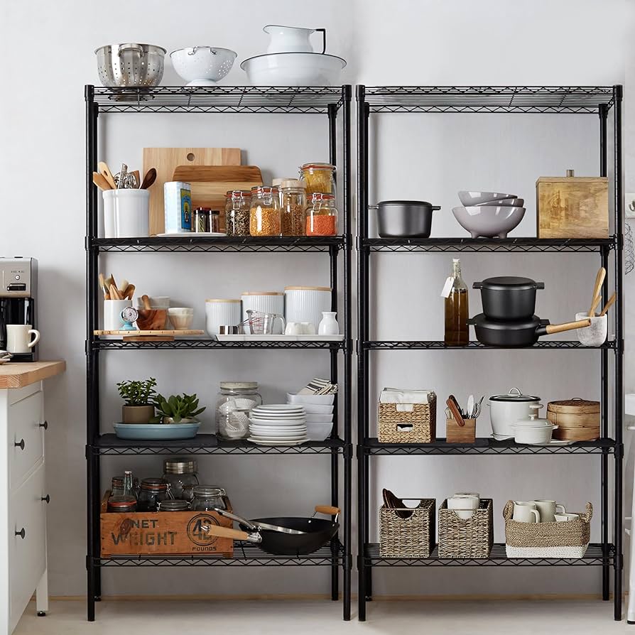 Amazon.com: Simple Deluxe 5-Tier Storage Shelves, 21
