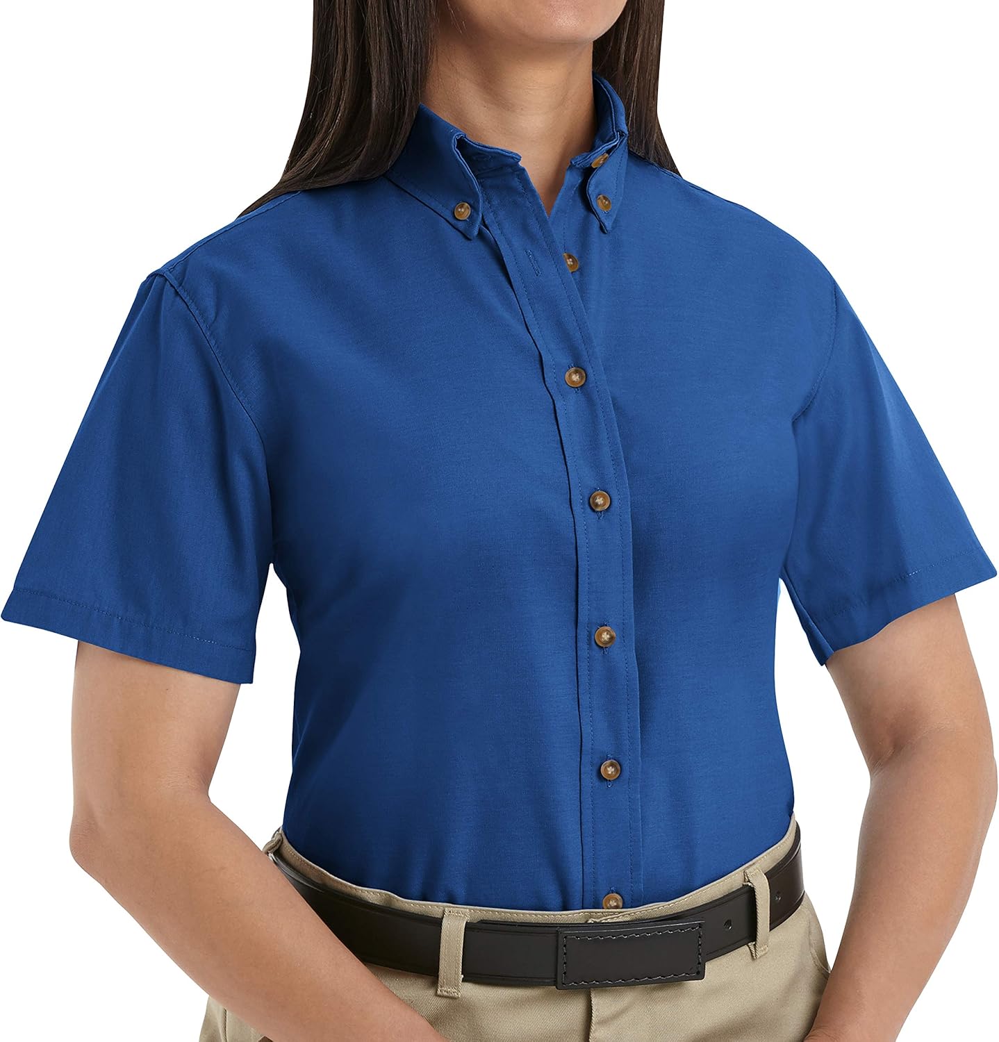 Red Kap Women's Short Sleeve Poplin Dress Shirt