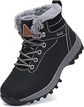 Mishansha Children's Winter Shoes Boys Warm Lined Girls Snow Boots Size 24-36