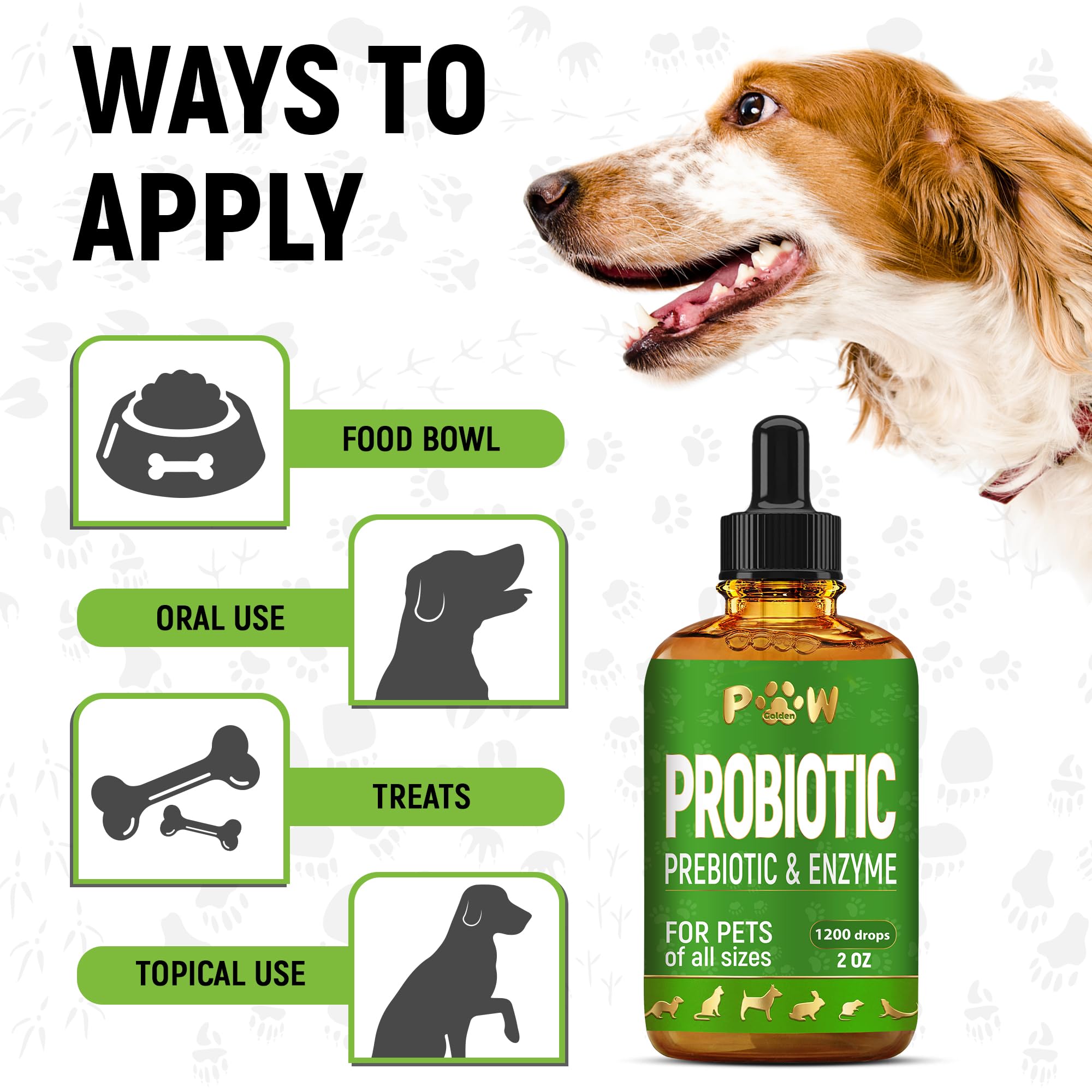 Liquid Probiotics for Dogs & Cats of All Ages | Dog Probiotics to Provide Digestion Balance | Prebiotic Blend for Harmonious Food Absorption | 3 Billion CFU | Herbal Flavor | 2 Oz — Amazon image 5