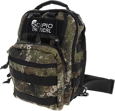 Scipio Backpack Tactical SCICAMO24 Sling Bag Crossbody Military Gear Hiking Cycling Pack for Men Women
