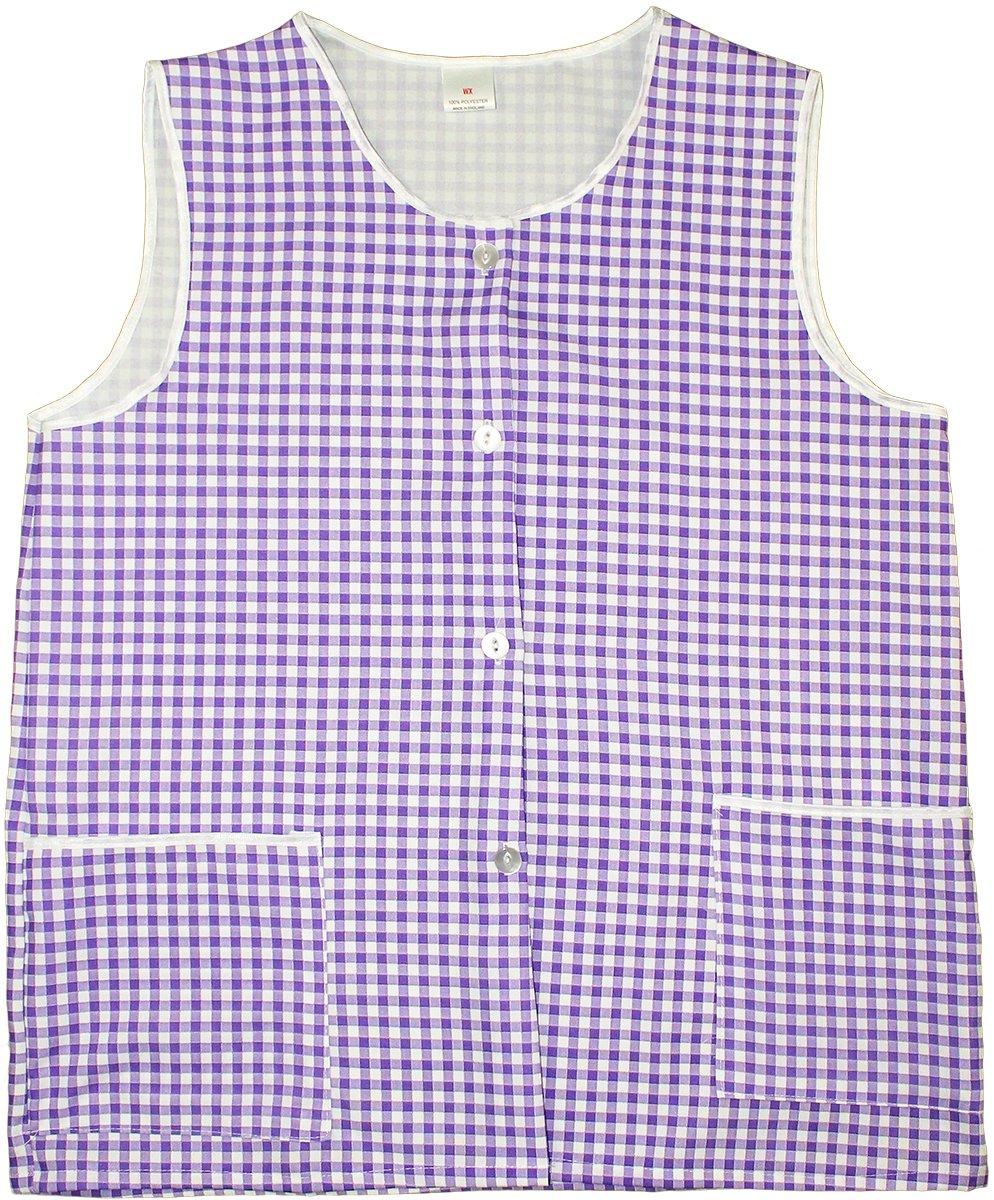 Kentex Online Women's Purple Overalls Home Work Overall Button Through (Wx, )
