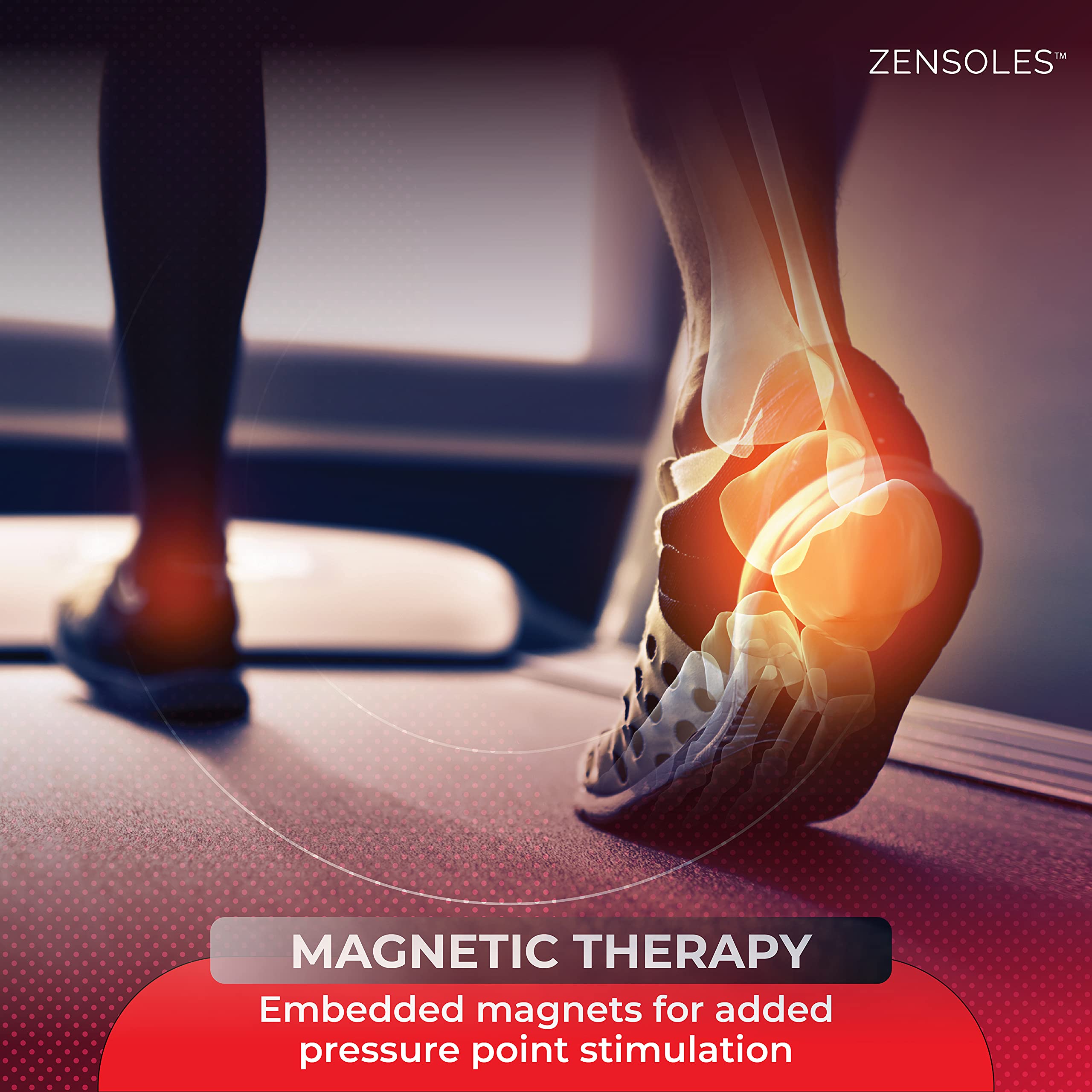 Insoles with Acupressure. Pressure Point Reflexology Shoe