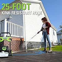 Vista 11 de Greenworks 2000 PSI 1.2 GPM Lavadora a presión (marco abierto GPW2003) GPW2003