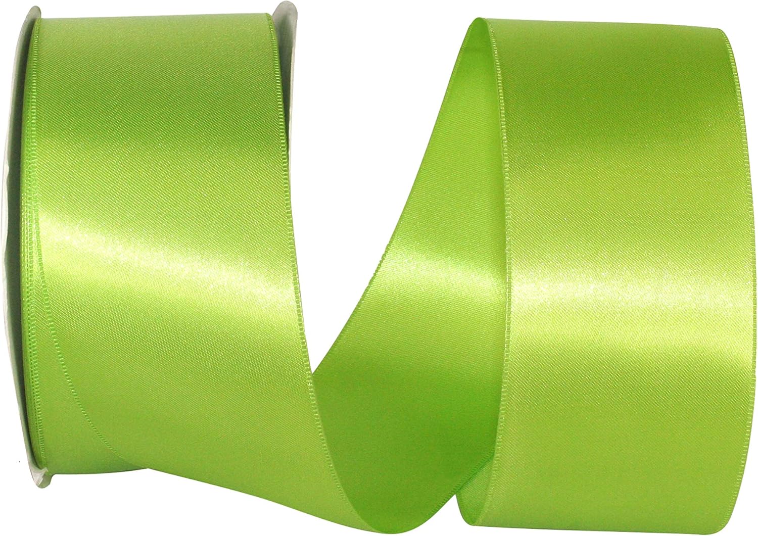 Reliant Ribbon 5000-252-09C Double Face Satin Allure Dfs Ribbon, 1-1/2 Inch X 100 Yards, Hot Red