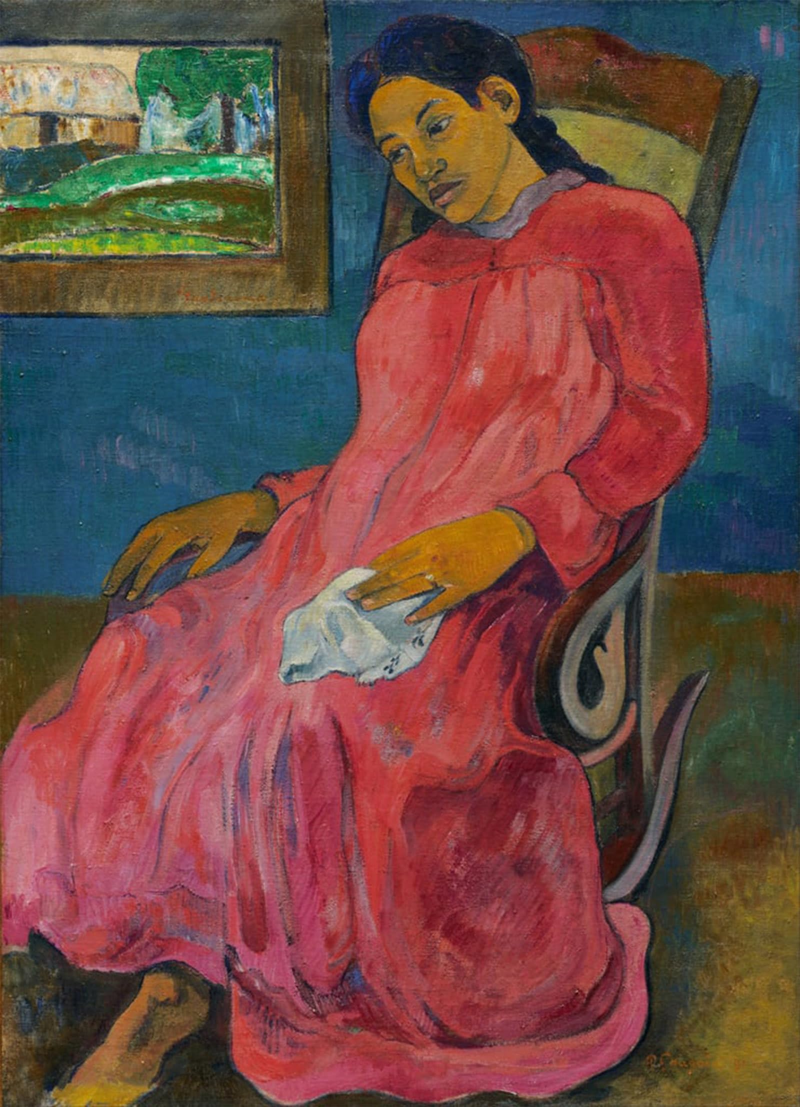 POSTERIIk Famous Animal Posters Vintage Picture Faaturuma by Paul Gauguin Modern Wall Decor for Home Decor 60x90cm