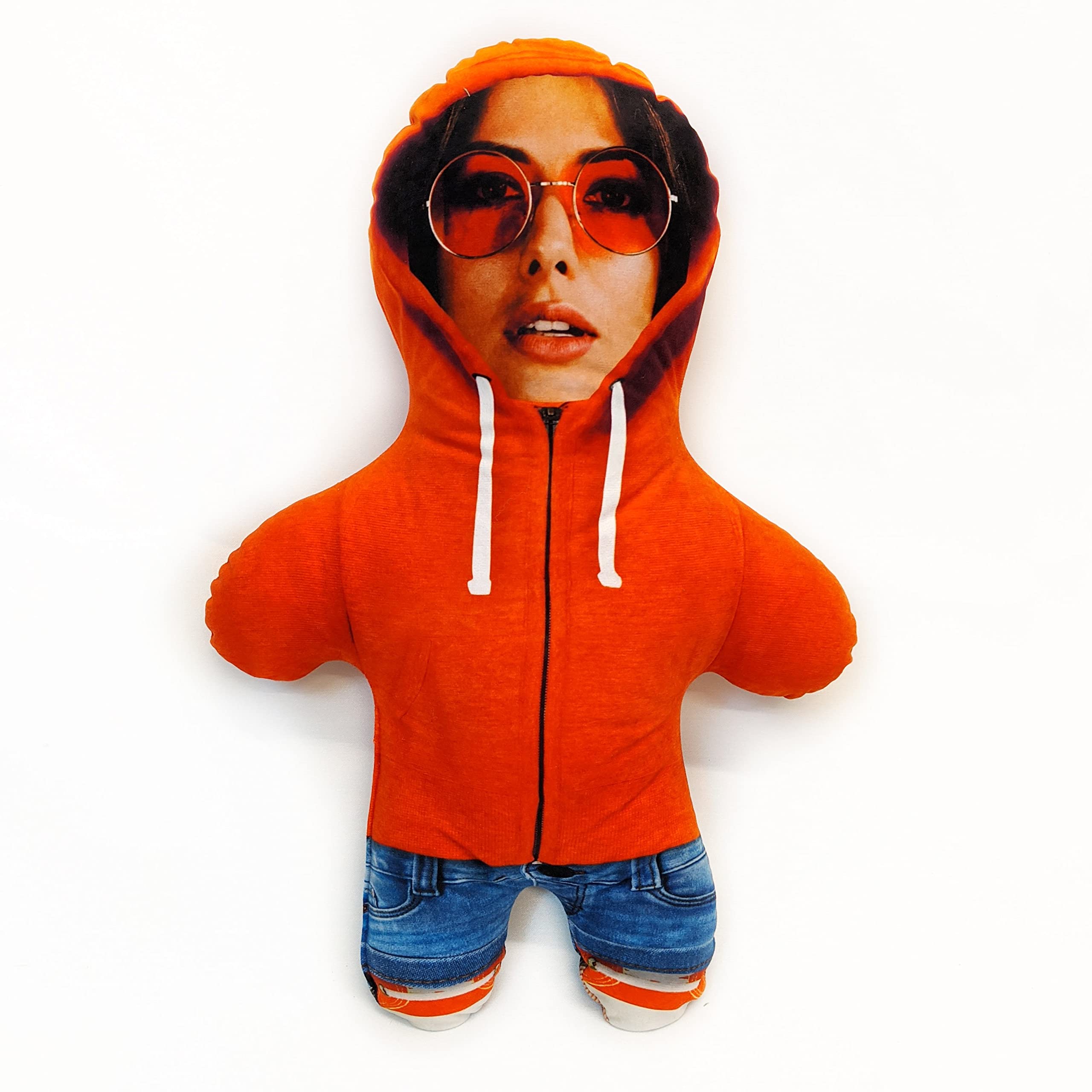 Mini Me! Orange Hoodie Doll | Personalised Teddy | Novelty Gift Of The Year Finalist | Approx 33Cm X 46Cm The Original Doll | Made In Gb