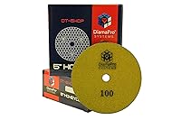 Vista 5 de Almohadillas de pulido de panal de abeja de 5 pulgadas, húmedo/seco, pulido de hormigón (grano 30)