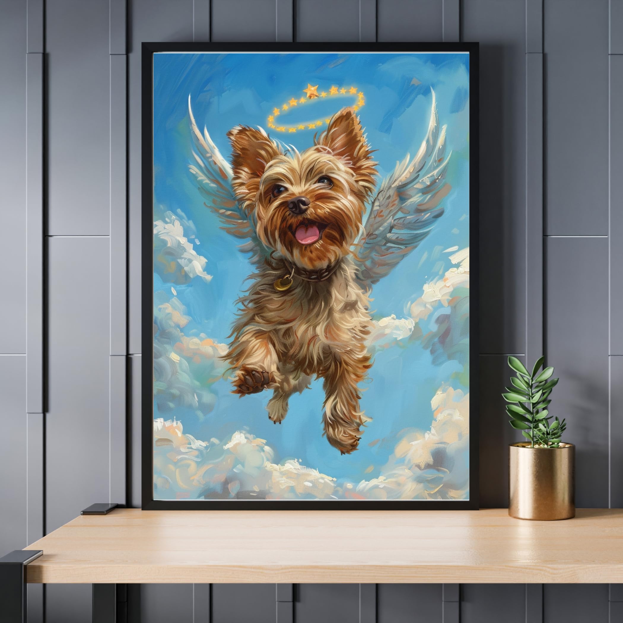 Puzzle 250 Pezzi Re-Marks Yorkie Cucciolo Con Margherita - 11x14 Pollici - Nuovo