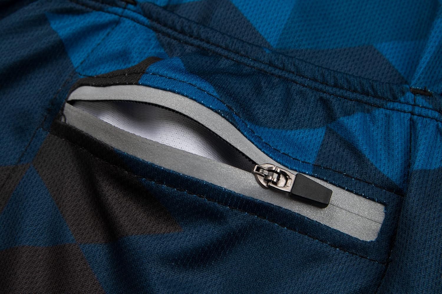 GCRFL Men's Cycling Jersey Long Sleeve Biking Shirt with 3+1 Zipper Pocket Breathable Quick Dry Bicycle Jersey - Image 5