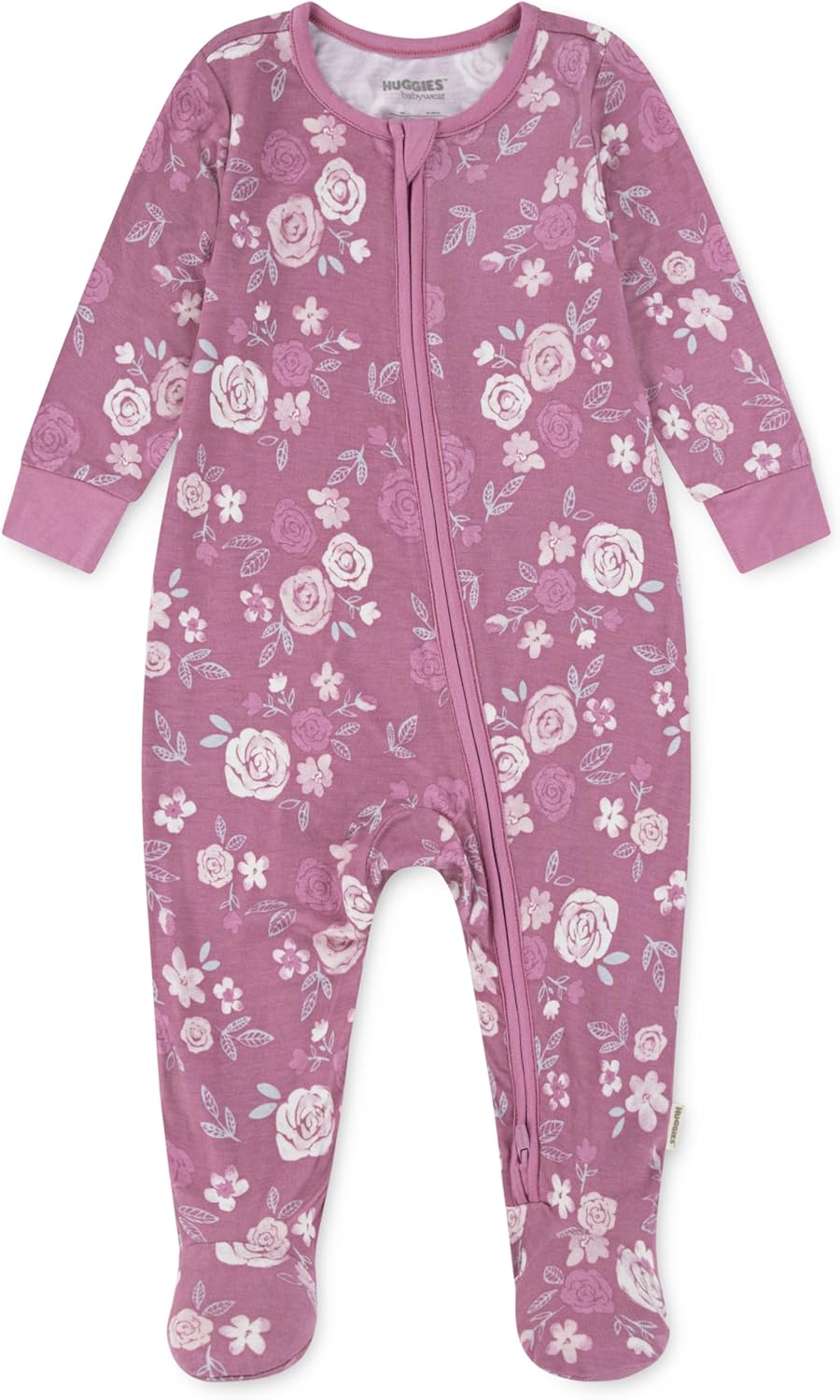 HUGGIES Baby Baby Viscose Printed Footed Coverall