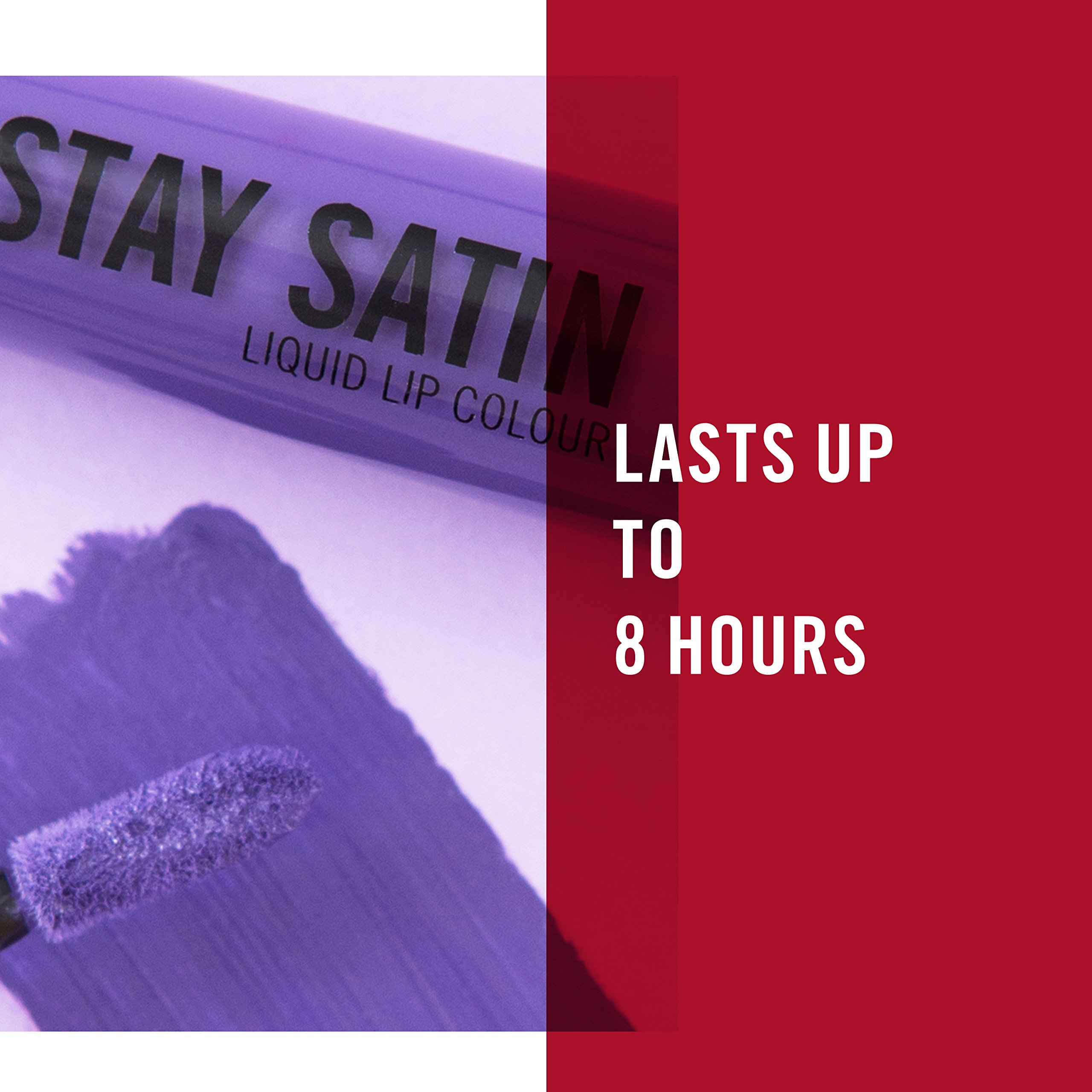 Rimmel London Stay Satin Liquid Lipstick, Atomic, 5.5 ml, 850 Atomic, 5.5 ml (Pack of 1) - Image 4