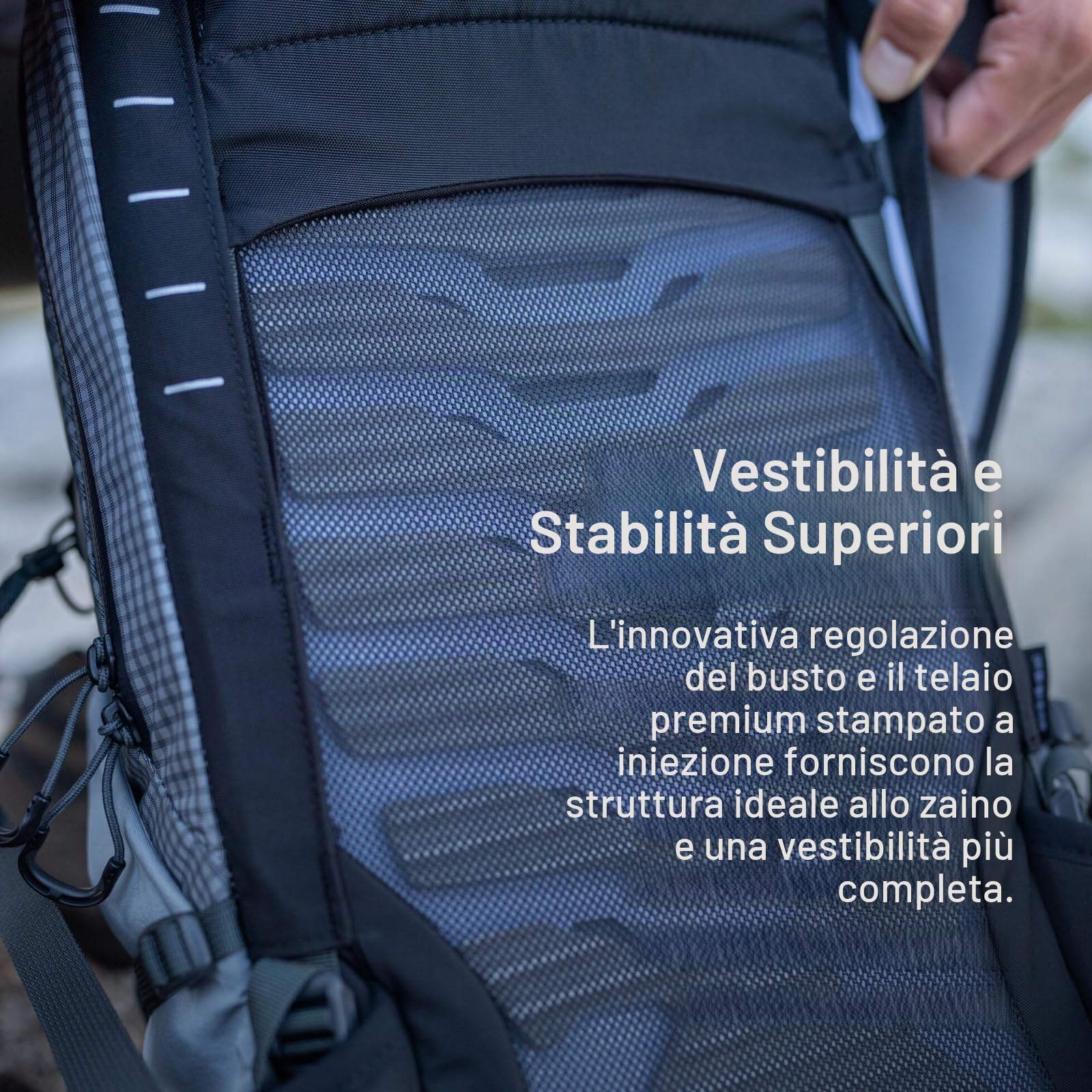 Osprey Talon Pro 30L - Zaino da trekking da uomo, con cintura, fodera argentata