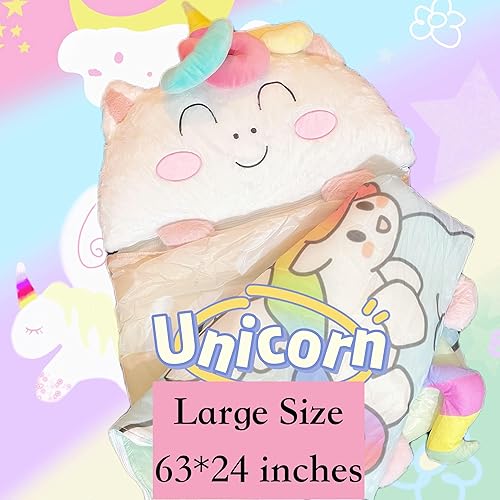 Miniatura 5 de Nalexmi Saco de dormir para niños bolsas de dormir de animales para niños niños y niñas almohada suave tapete para siesta preescolar 3 a 12 años