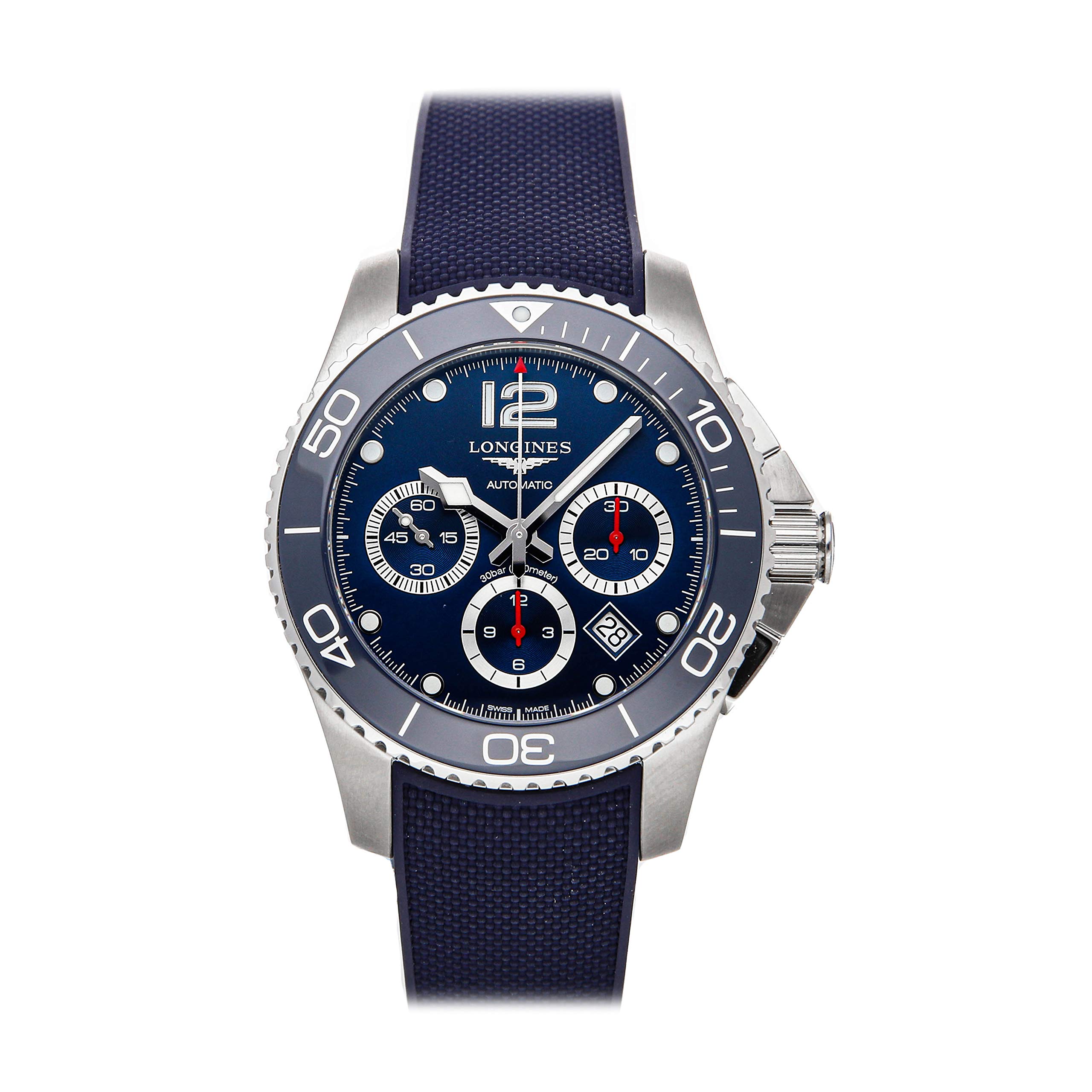LonginesHydroconquest Blue Dial L3.883.4.96.9 (Certified Pre-Use) Mechanical (Automatic) Blue Sport Mens Watch, blue, Sports