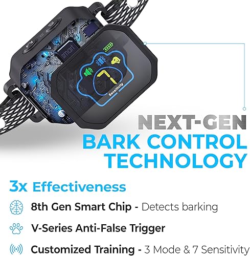 Miniatura 3 de Collar antiladridos para perros pequeños de 5 a 15 libras  Collar antiladridos para perros pequeños sin golpes  Collar antiladridos inteligente