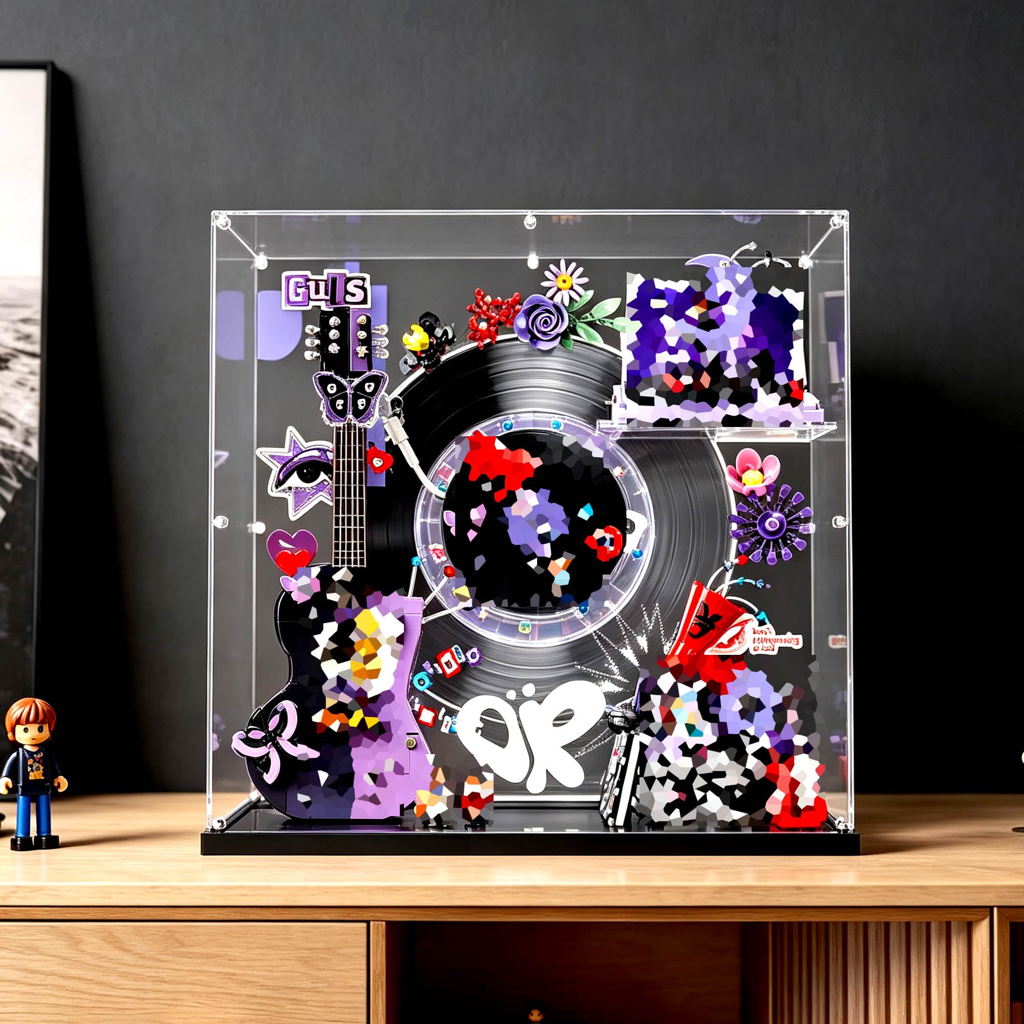 Clear Acrylic Display Case, Fits for Le-go 11507 Sets