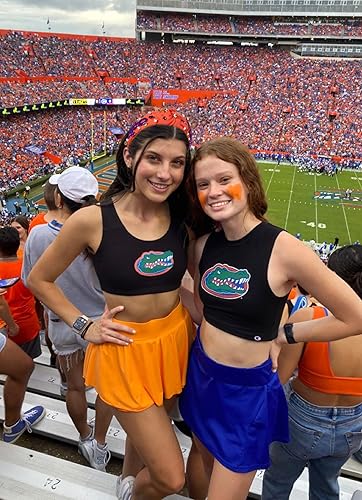 Miniatura 7 de ZOLEAROPY Diadema para el día del partido de fútbol universitario con diamantes de imitación de perlas, diseño TIGER - Regalo elegante para mujeres