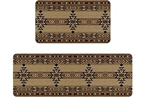 A Boho Haven: Western Kitchen Rugs and Mats, the Quintessential Rustic Country Kitchen Ensemble