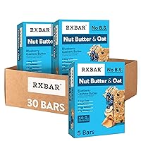 Vista 13 de RXBAR A.M. Barras de proteínas, aperitivos sin gluten, aperitivos de desayuno, arándanos, caja de 23.2 onzas (12 barras)
