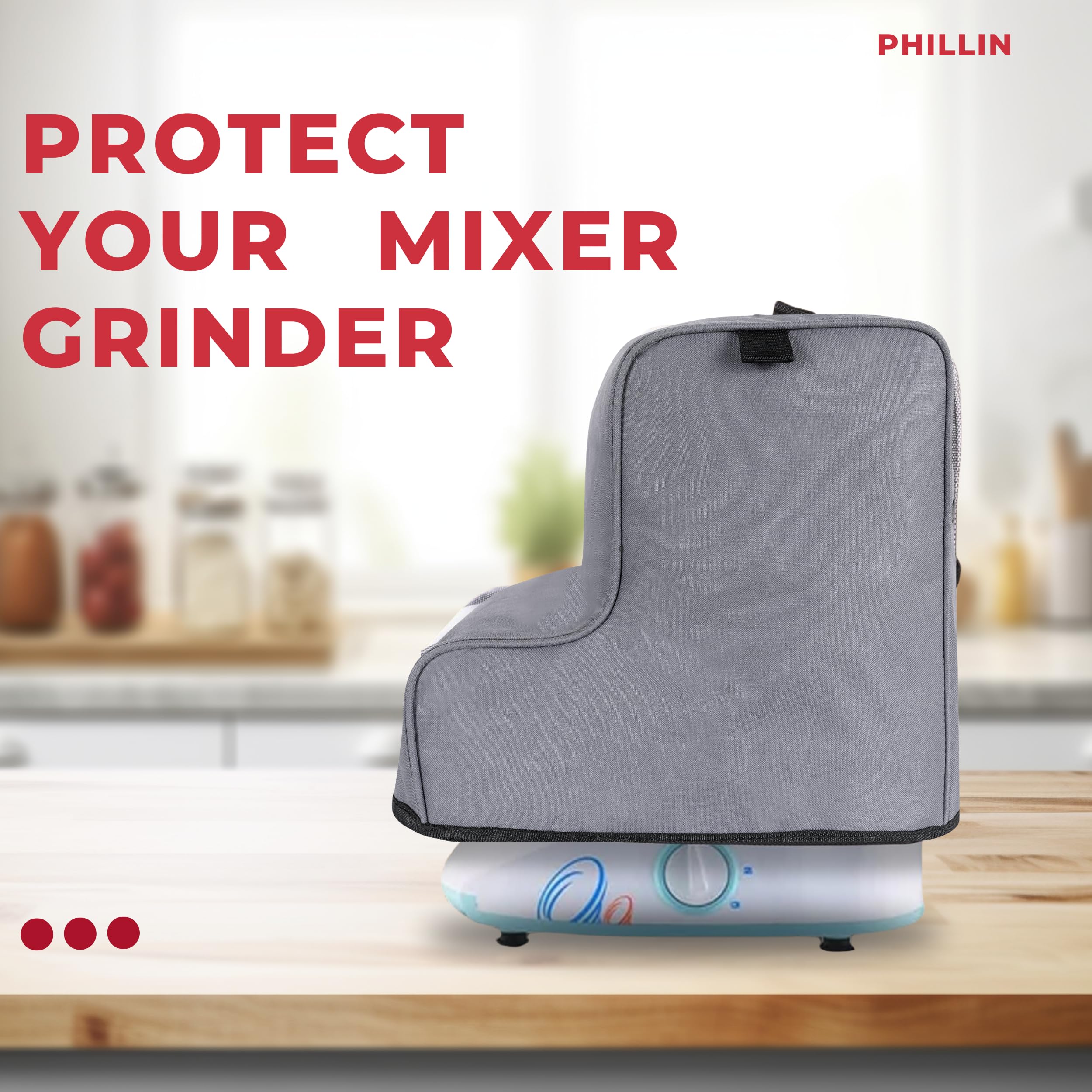 L-Shaped Mixer Cover - Stylish and Durable Grey Case for Kitchen Mixers | Waterproof Dust Cover's — Amazon image 9