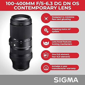 SIGMA 100-400mm DG DN OS Eマウント★美品★ SIGMA 100-400mm F5-6.3 DG DN OS | Contemporary 【ソニーE