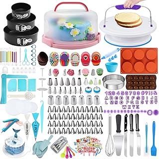 678pcs Cake Decorating Kit,Baking Supplies with Decorating Tools,Cake Ca...