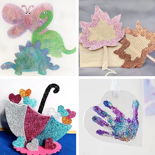 Miniatura 5 de Purpurina fina holográfica, 3.5 onzas  3.5 onzas, paquetes de polvo de purpurina extrafina para resina, purpurina artesanal para vasos, fabricación