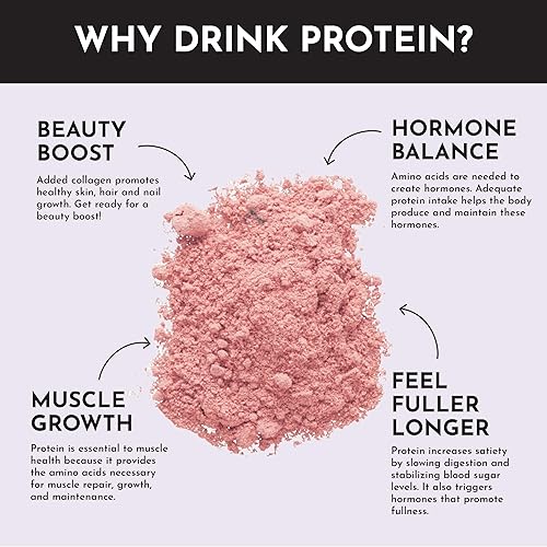 Miniatura 7 de JUST INGREDIENTS Mountain Berry Proteína en polvo, 30 porciones con suero de leche 100% alimentado con pasto y proteínas vegetales orgánicas, sabor