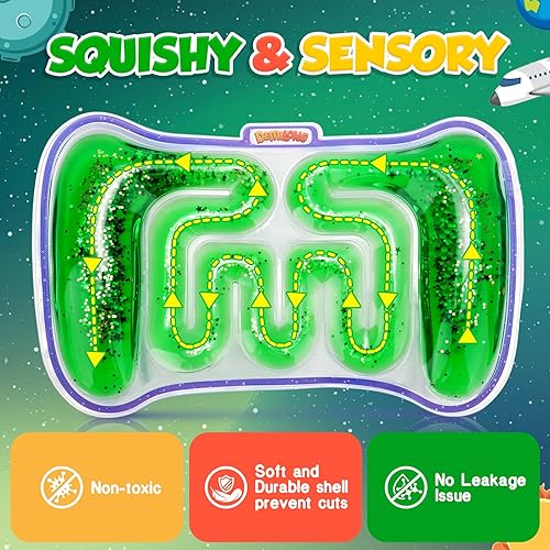 Miniatura 5 de Juguetes sensoriales esponjosos para niños  Tubo sensorial de juguete para ansiedad relleno de espuma colorida, purpurina, herramienta calmante para