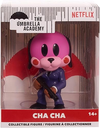 Miniatura 4 de The Umbrella Academy Figura coleccionable estilizada, Cha Cha, figura de 3 pulgadas de alto, juguetes para niños a partir de 14 años Just Play