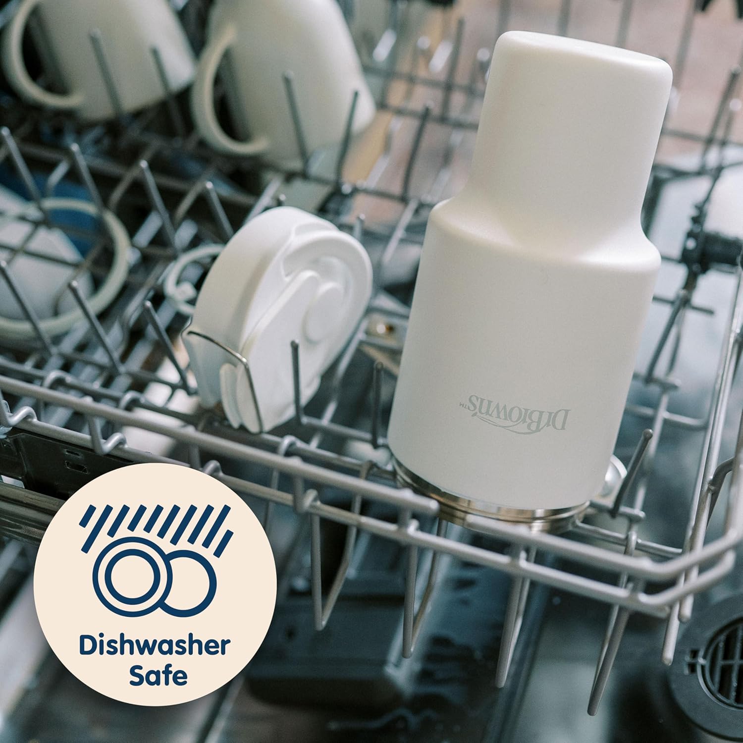 Dr. Brown's Breast Milk and Formula Chiller, Portable Insulated Storage for Breast Pumping and Bottle Feeding, 20 oz/590 mL Capacity, Arctic White, BPA-Free, 1-Pack - Image 8